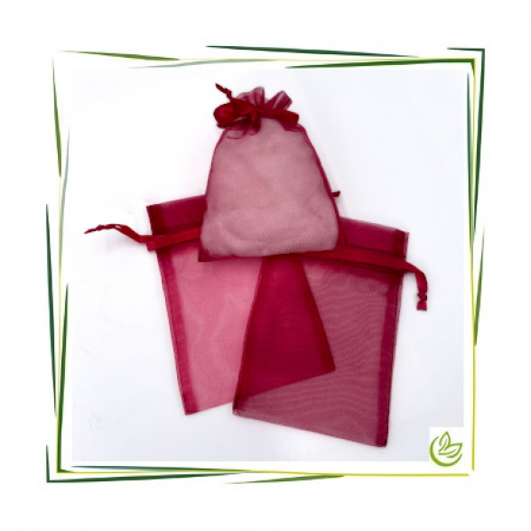 Organza Beutel Burgundy (10x15cm)